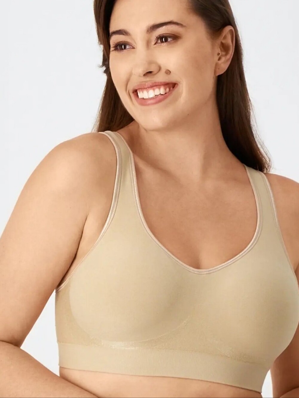 Bali Seamless Wireless Shaping Bra - Beige